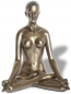 Preview: Parastone Body Talk Yoga Padmasana ( Lotus Sitz ) Skulptur Statue Frau Museumsshop