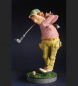 Preview: pro41 Golfspieler Höhe ca 21cm  - Lustige Figur Berufe - Parastone Profisti - Comic Art - Skulptur - Geschenkidee