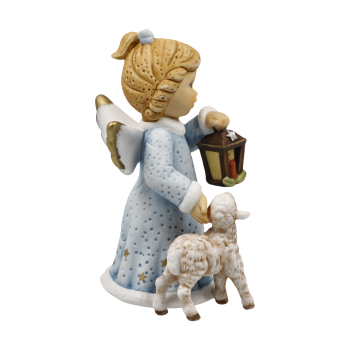 Preview: Goebel Heller Schein Nina & Marco Engel mit Lamm NEUHEIT 2025 Porzellanengel