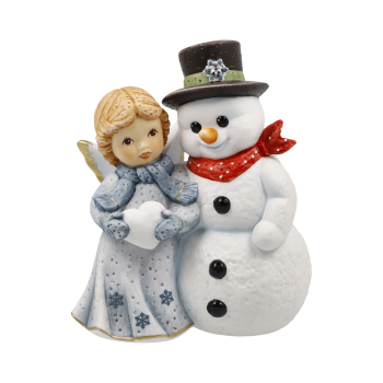 Goebel Füreinander da Nina & Marco Engel Nina mit Herz und Schneemann NEUHEIT 2026 limitierte Edition