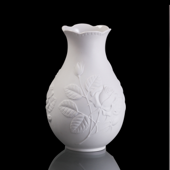Goebel Vase Rosengarten Kaiser Porzellan 18 cm bauchig