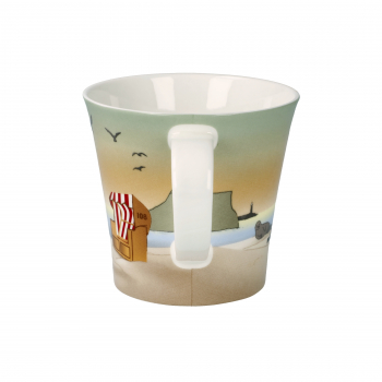 Goebel Scandic Home Sunset Mood Tasse Teetasse Kaffeetasse Strand Strandkorb Meer