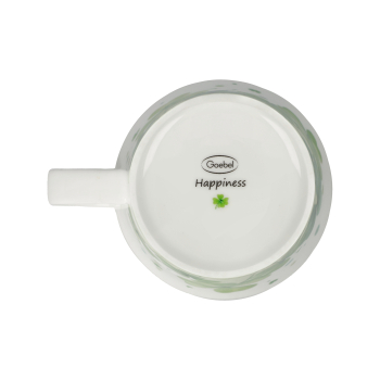 Goebel Fiore Happiness Kaffee Tee Tasse Trinkbecher Porzellantasse NEUHEIT 2024 Kleeblatt Glück Geschenkidee