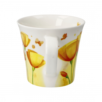 Goebel Fiore Sunshine Kaffee Tee Tasse Trinkbecher Porzellantasse NEUHEIT 2024 Geschenkidee