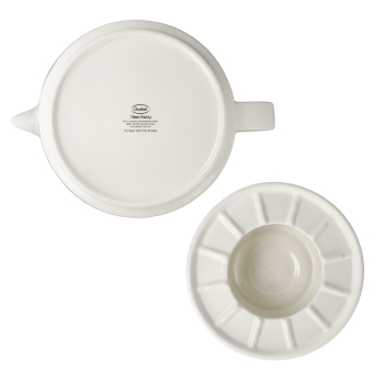 Goebel Teekanne mit Stövchen James Rizzi - My New York City Sunset Künstler Pop Art Porzellankanne