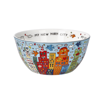 Goebel My New York Day James Rizzi Motiv Müslischale Künstlerbecher Porzellanschale
