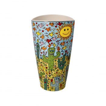 Goebel Desert Life 24 cm James Rizzi Vase Blumenvase Porzellanvase NEUHEIT 2023