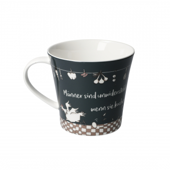 Goebel  Männer sind unwiderstehlich, wenn sie kochen  Coffee-/Tea Mug Künstlerbecher Barbara Freundlieb Tasse Porzellantasse