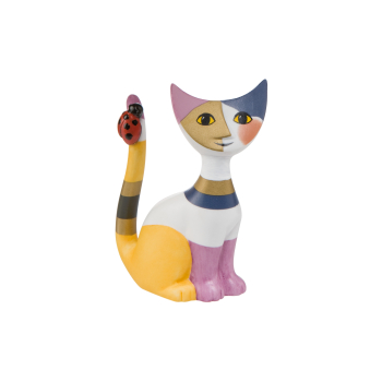Goebel Piccola coccinella Katze mit Marienkäfer Rosina Wachtmeister Porzellankatze