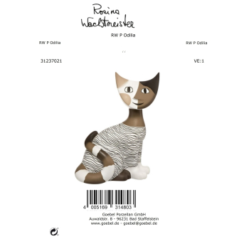 Preview: Goebel - Odilia - Rosina Wachtmeister Katzen Arte Grafica - Höhe 47,50cm