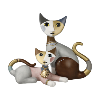 Goebel - Emma e Milo Jahreskatze 2025 - limitiert - Rosina Wachtmeister Katzen NEUHEIT Katzenpaar