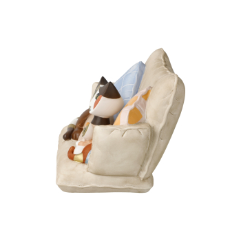 Preview: Goebel La mamma e Minni Mutter mit Kind auf der Couch Rosina Wachtmeister Porzellankatzen NEUHEIT 2025