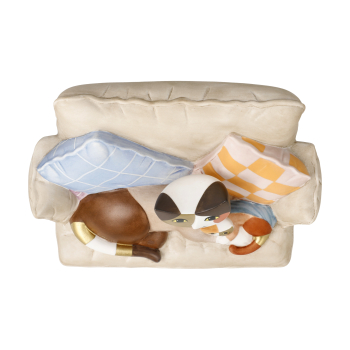 Goebel La mamma e Minni Mutter mit Kind auf der Couch Rosina Wachtmeister Porzellankatzen NEUHEIT 2025