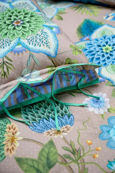 Preview: PIP STUDIO Viva La Vida Blue Bettwäsche 135x200cm Kopfkissen und Bettbezug