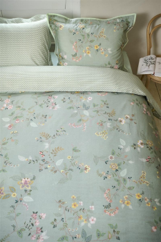 PIP STUDIO Kili Flower Green Bettwäsche 135x200cm Kopfkissen und Bettbezug
