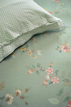 PIP STUDIO Kili Flower Green Bettwäsche 135x200cm Kopfkissen und Bettbezug