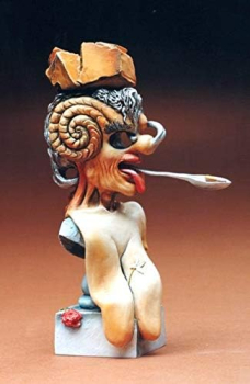 Preview: Salvador Dali Porträt von Pablo Picasso Höhe 13,5 cm Museumsreblikat Skulptur
