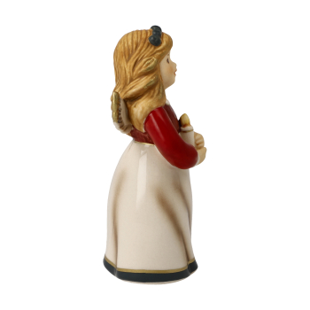 Preview: Goebel Schutzengel Lichtbringer Jahresfarbe 2026 "Christmas Mistletoe" Porzellan Engel