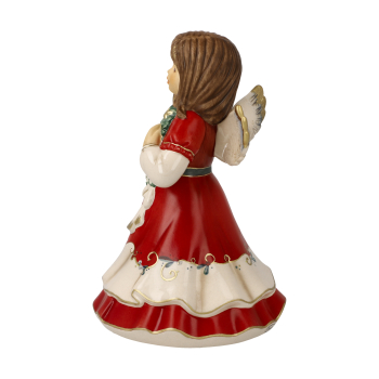 Preview: Goebel Schutzengel Herzensfroh Jahresfarbe 2026 "Christmas Mistletoe" Porzellan Engel