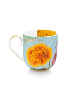 Pip Studio 2er Set Large Royal Flowers Kaffeebecher Tee Kaffee Tasse 325 ml in dekorativer Verpackung