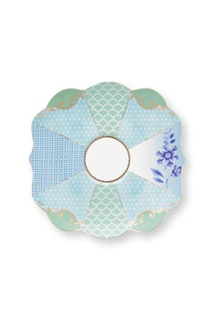 Pip Studio 2er Set Tea Cup & Saucers Royal Flowers Porzellan Tee Kaffee Tasse mit Untertasse 225 ml in dekorativer Geschenkverpackung