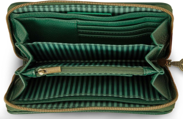 Preview: PIP Studio Geldbörse Willow Wallet Stripe Green 18x3x11cm Geldbeutel Portemonnaie