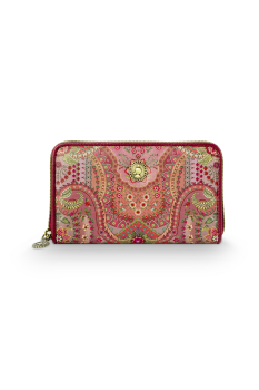 PIP Studio Geldbörse Willow Wallet Jabali Red 18x3x11cm Geldbeutel Portemonnaie Sommerkollektion 2025