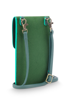 Preview: PIP Studio Peggy Phone Bag Jabali Green Handytasche 11 x 18 cm Handy Tasche