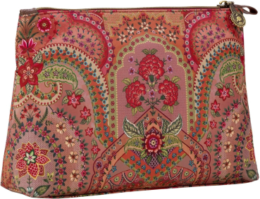 Preview: PIP Studio Kosmetiktasche Set Caryn Cosmetic Bags Combi Jabali Red 26x18x7.5cm/22x13x1cm