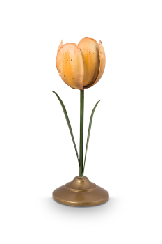 PIP STUDIO Tulip Candle Holders Metal Yellow 2er Set Tulpen Kerzenständer Metall gelb