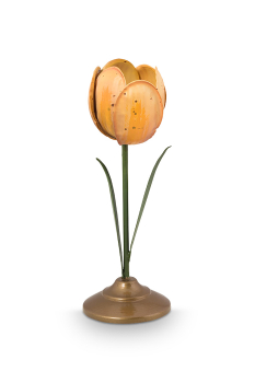 PIP STUDIO Tulip Candle Holders Metal Yellow 2er Set Tulpen Kerzenständer Metall gelb