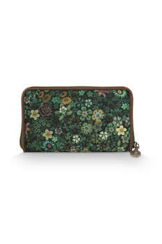 PIP Studio Geldbörse Wallet Tutti i Fiori Green Blumen 18x11x3cm Geldbeutel Portemonnaie