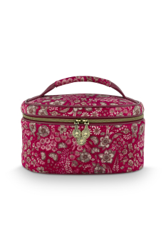 PIP Studio Kosmetiktasche Cleo Beauty Case Quilted daisy Dreams Red Kulturtasche Sommerkollektion 2025