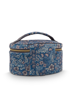 PIP Studio Kosmetiktasche Cleo Beauty Case Quilted daisy Dreams Blue Kulturtasche Sommerkollektion 2025