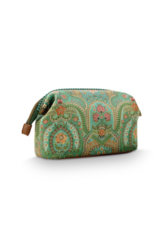 PIP Studio Kosmetiktasche Cooper Cosmetic Purse Medium Jabali Green 22.5x9.5x15cm Sommerkollektion 2025