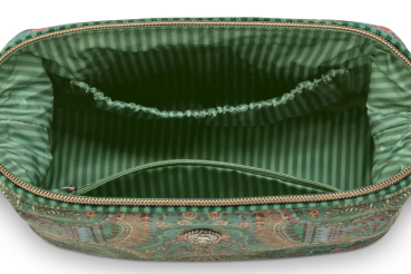 PIP Studio Kosmetiktasche Cooper Cosmetic Purse Medium Jabali Green 22.5x9.5x15cm Sommerkollektion 2025