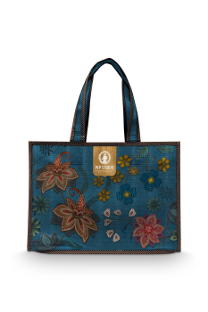 PIP Studio 2er Set Promotional Bag Coco Flower Blue 38x17x28cm Shopper Tasche