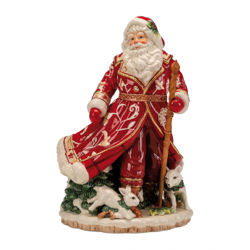 Goebel Fitz and Floyd Figur Santa mit Wintertieren Weihnachten NEUHEIT 2023