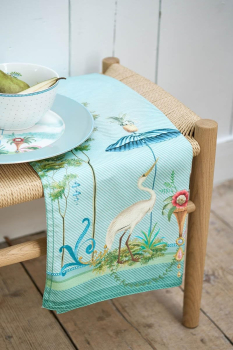 PIP Studio Tea Towel Jolie Heron Big Blue 50x70cm Geschirrhandtuch Küchentuch