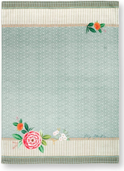 PIP Studio Tea Towel Blushing Birds Blue 50x70cm Geschirrhandtuch Küchentuch Vögel