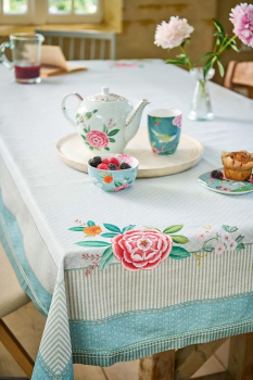 PIP Studio Tea Towel Blushing Birds Blue 50x70cm Geschirrhandtuch Küchentuch Vögel