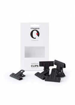 Set/6 Clips Medium Metall Clip 5 x 4,5 cm