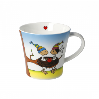 Goebel " Glück ist, Zeit mit einem Lieblingsmenschen zu verbringen. " - Der kleine Yogi® - Tasse Porzellantasse Teetasse Kaffeetasse