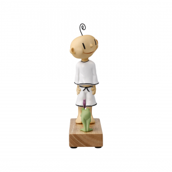 Goebel Du machst mich GLÜCKLICH - Der kleine Yogi® Figur Skulptur Porzellan