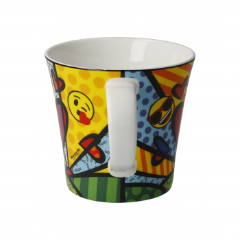 Goebel A new day - emoji® BY BRITTO®! - Tasse ANGEBOT Teetasse Kaffeetasse Romero Britto