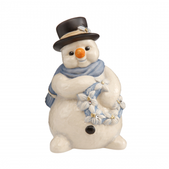 Goebel Frostige Winterzeit Schneemann mit Swarovski® Kristallen NEUHEIT 2019 Weihnachten