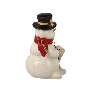 Goebel Kleiner Spielkamerad Schneemann mit Eisbär mit Swarovski® Stein limitiert NEUHEIT 2021