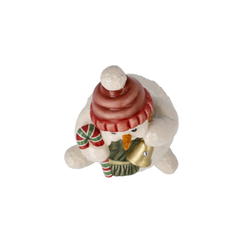 Goebel Schneemann mit Glocke Leiser Glockenklang mit Kristall Weihnachten Winter ANGEBOT