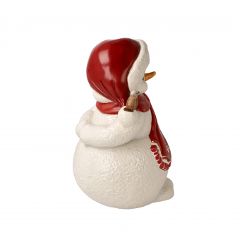 Goebel Fröhlicher Winterfreund Schneemann mit Vogel limitiert NEUHEIT 2023