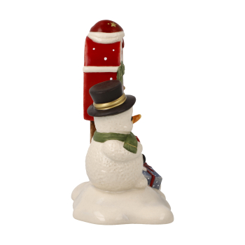 Preview: Goebel Schneemann Weihnachtsgrüße NEUHEIT 2026 Porzellanfigur Weihnachten